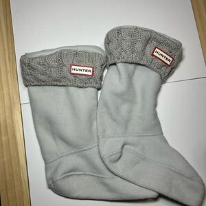 Hunter Light Gray Fleece Boot Liners